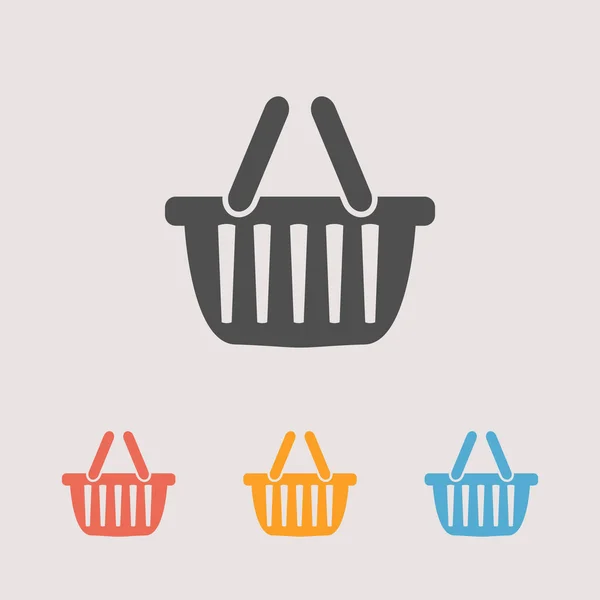 Basket  icons illustration — Stock Vector