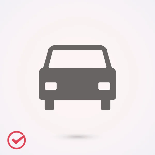 Auto pictogram teken — Stockvector