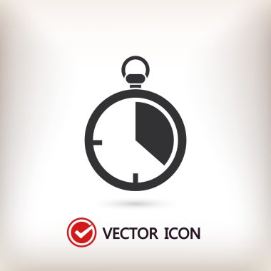 Kronometre simgesi illüstrasyon