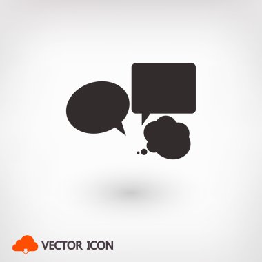 konuşma balonları simgesi