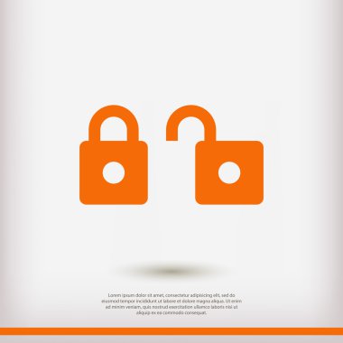locks icon illustration