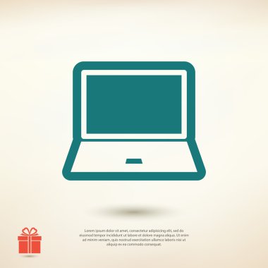 dizüstü bilgisayar simgesini işaret