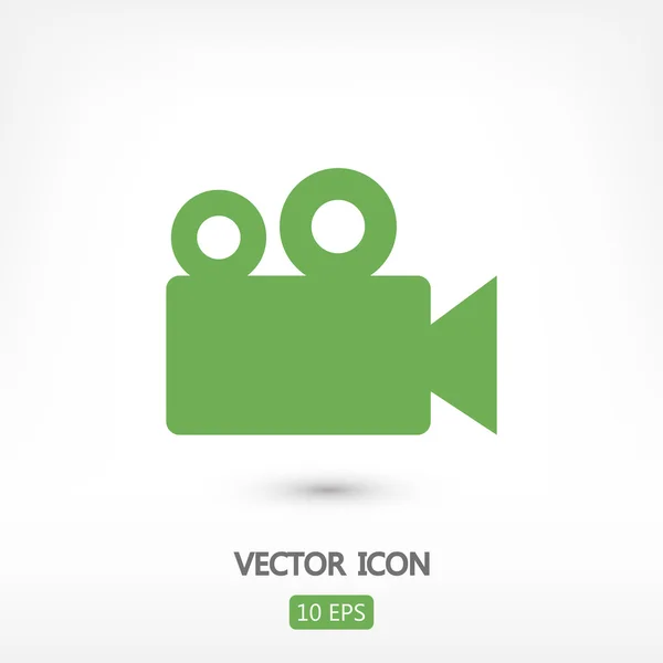 Icona videocamera — Vettoriale Stock