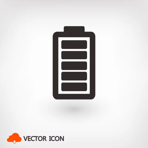 Icône de charge de batterie — Image vectorielle