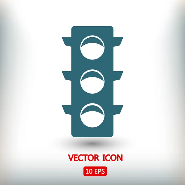 Icono de semáforo — Vector de stock