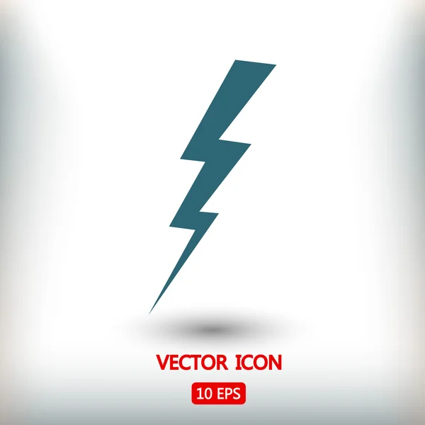Blesk ikonu znamení — Stockový vektor