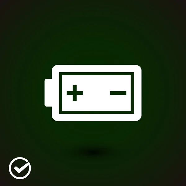 Icône de charge de batterie — Image vectorielle