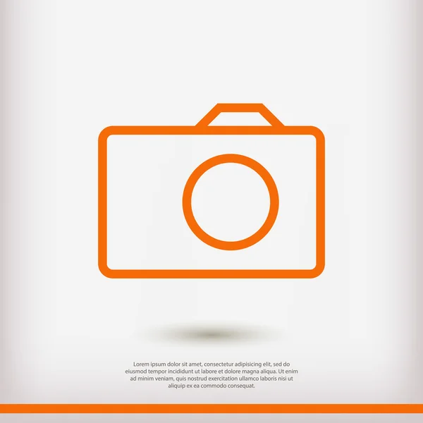 Camera icon sign — Stock Vector