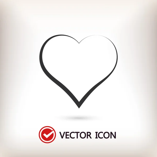 Icona del segno cardiaco — Vettoriale Stock
