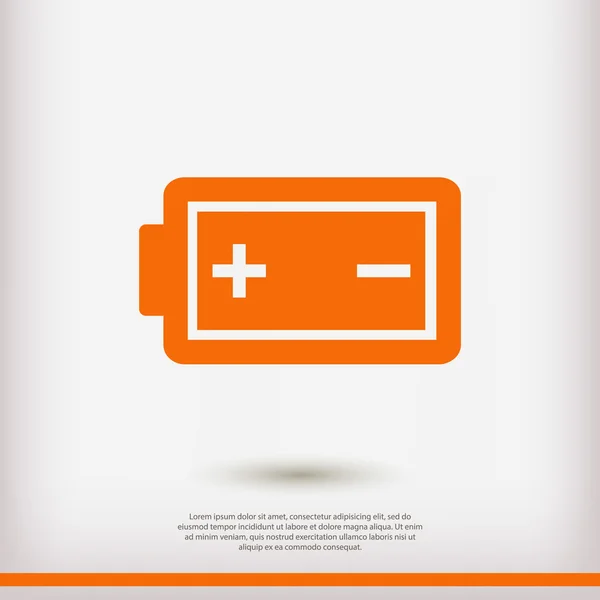 Batterij lading pictogram — Stockvector