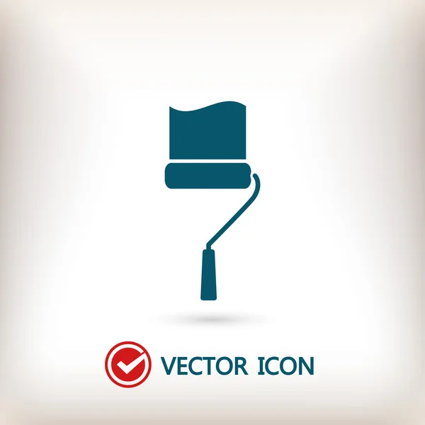 Roller pictogram teken — Stockvector