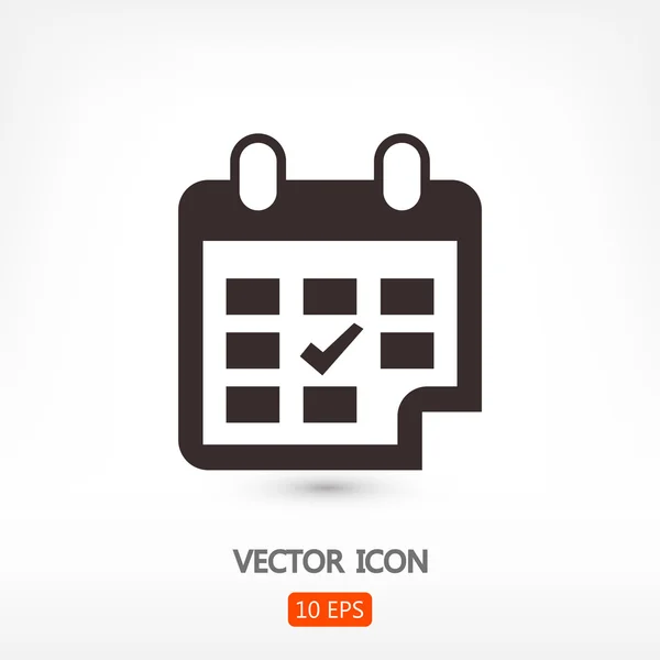 Calendar icon illustration — Stock Vector