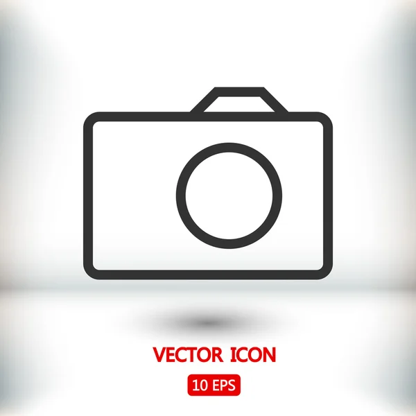 Sinal do ícone da câmera — Vetor de Stock