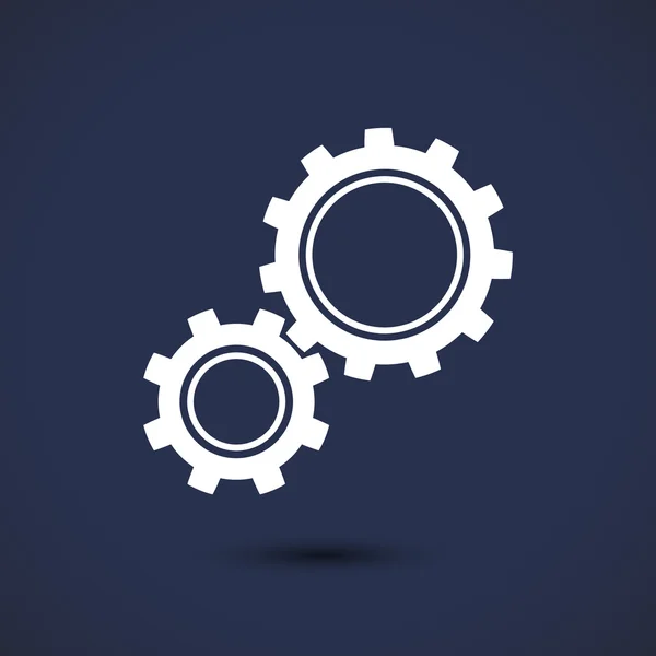 Gears icon illustration — Stock Vector