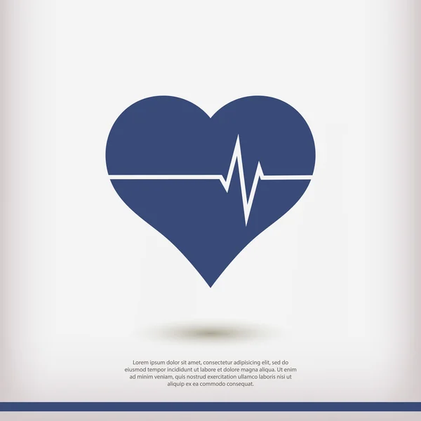 Heart sign icon — Stock Vector