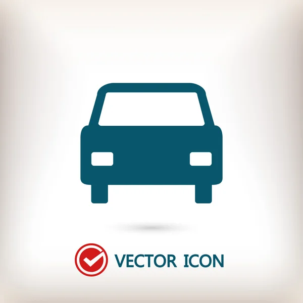 Auto-Symbolschild — Stockvektor