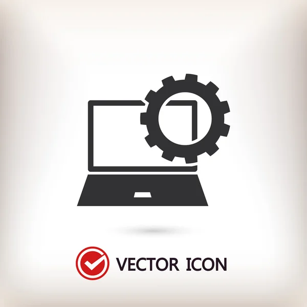 Ajuste de parámetros icono — Vector de stock