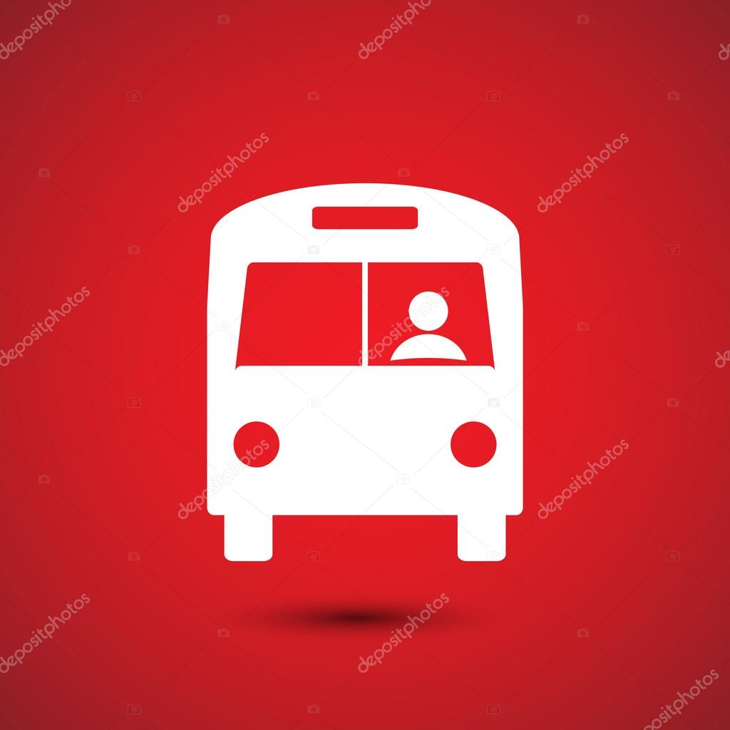Bus icon sign