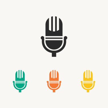 mikrofon Icons set