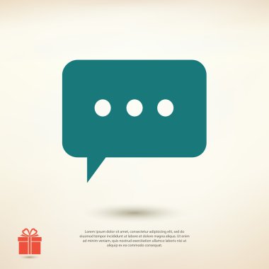 konuşma balonu simgesi