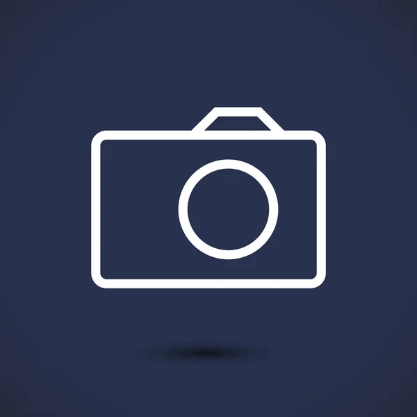 Σύμβολο εικονίδιο κάμερας — Διανυσματικό Αρχείο
