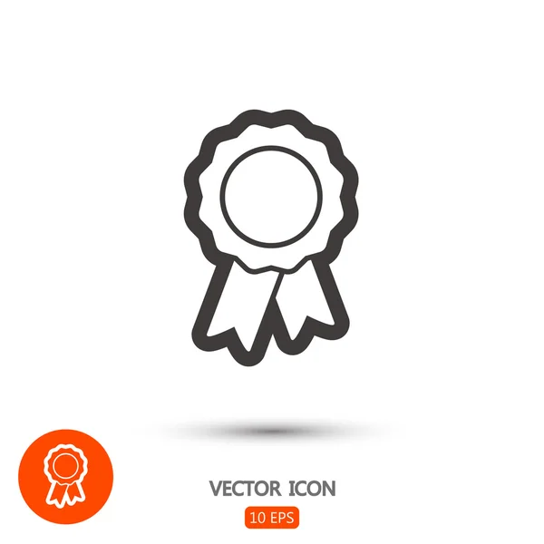 Badge avec icône rubans — Image vectorielle