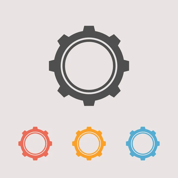 Gear icons set — Stock Vector