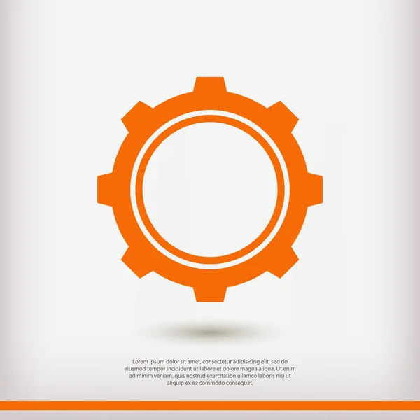 Gear icon sign — Stock Vector