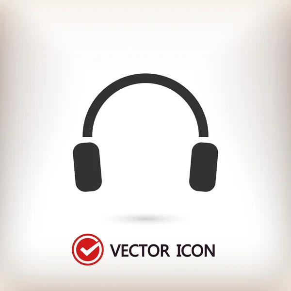 Headphones icon sign — Stockvector
