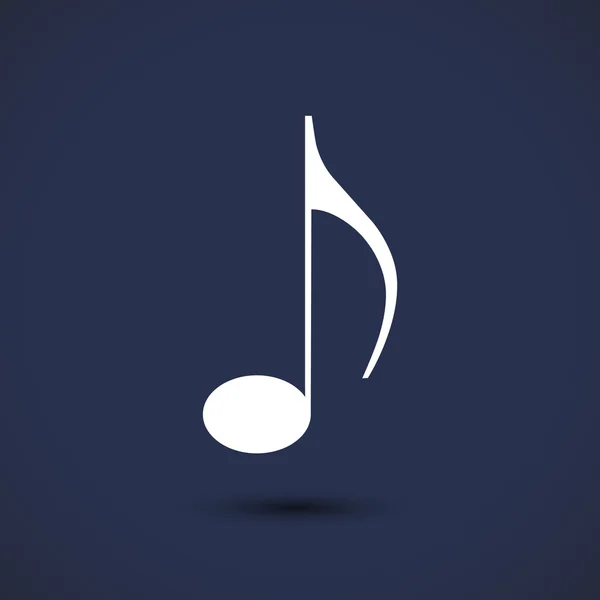 Muziek pictogram illustratie — Stockvector