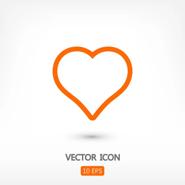 Heart sign icon — Stock Vector