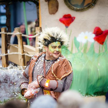 İçerik, 14st Şubat 2016: Selestat, Fransa: karnaval ve par