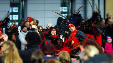 İçerik, 14st Şubat 2016: Selestat, Fransa: karnaval ve par