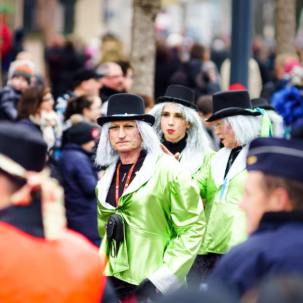 Editorial, 14 de fevereiro de 2016: Selestat, França: Carnaval e par — Fotografia de Stock