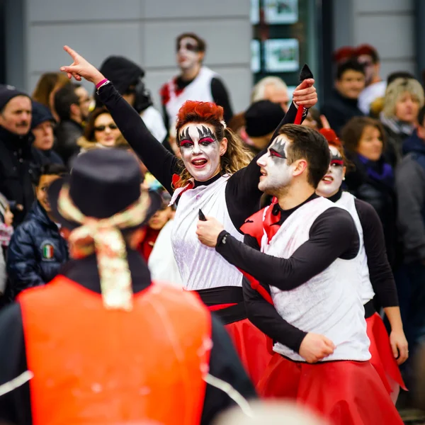 Editorial, 14 de fevereiro de 2016: Selestat, França: Carnaval e par — Fotografia de Stock