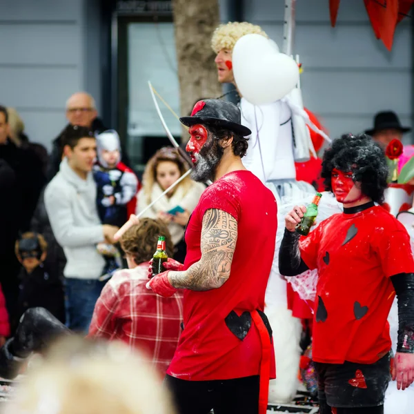 Editorial, 14 de fevereiro de 2016: Selestat, França: Carnaval e par — Fotografia de Stock