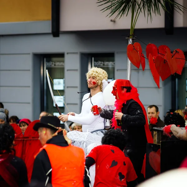 Editorial, 14 de fevereiro de 2016: Selestat, França: Carnaval e par — Fotografia de Stock