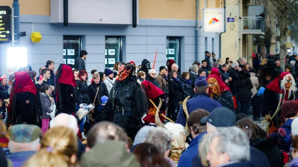 Editorial, 14 de fevereiro de 2016: Selestat, França: Carnaval e par — Fotografia de Stock