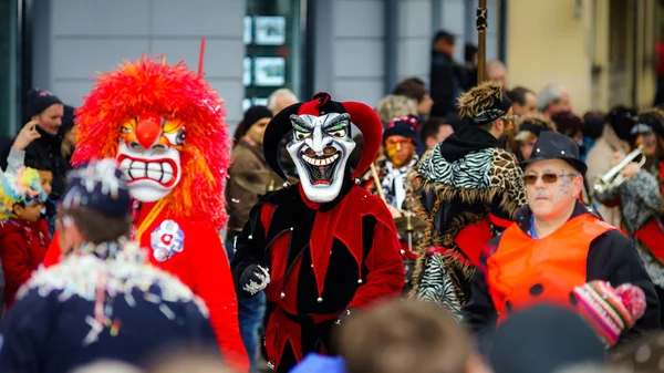Editorial, 14 de fevereiro de 2016: Selestat, França: Carnaval e par — Fotografia de Stock