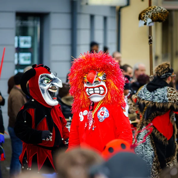 Editorial, 14 de fevereiro de 2016: Selestat, França: Carnaval e par — Fotografia de Stock