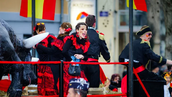 Leitartikel, 14. Februar 2016: selestat, Frankreich: Karneval und Par — Stockfoto