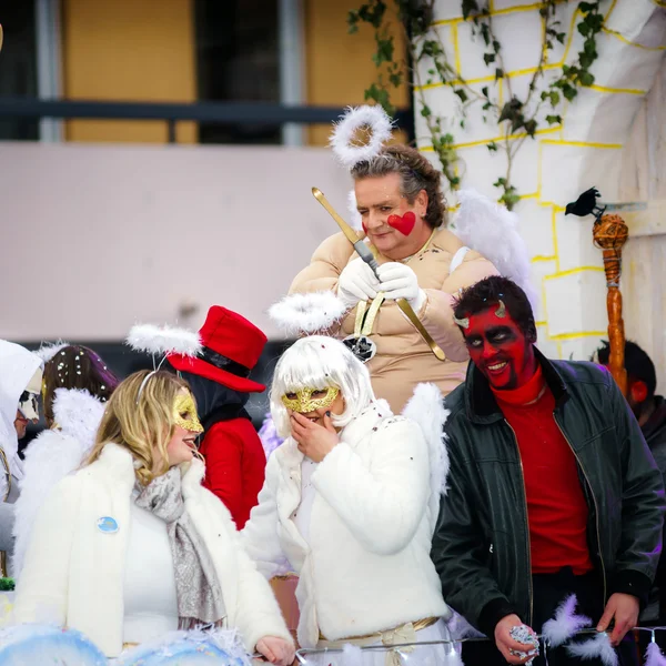 Editorial, 14 de fevereiro de 2016: Selestat, França: Carnaval e par — Fotografia de Stock