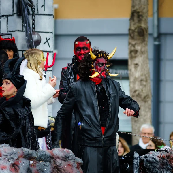 Editorial, 14 de fevereiro de 2016: Selestat, França: Carnaval e par — Fotografia de Stock