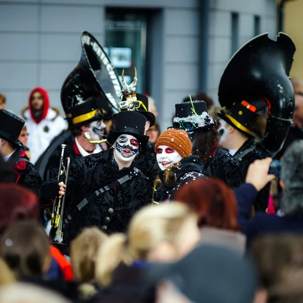 Editorial, 14 febrero 2016: Selestat, Francia: Carnaval y par — Foto de Stock