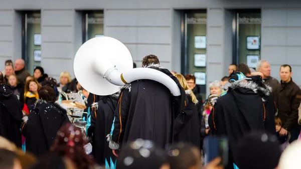 Redaktionella, 14st februari 2016: Selestat, Frankrike: Carnival och par — Stockfoto