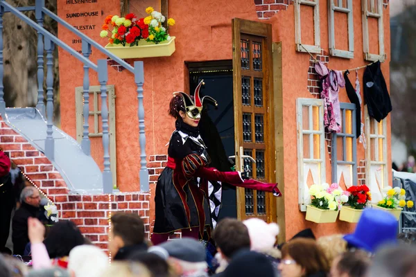 Editorial, 14 de fevereiro de 2016: Selestat, França: Carnaval e par — Fotografia de Stock