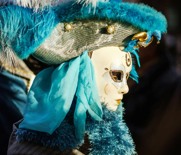 Leitartikel, 6. März 2016: rosheim, franz: venezianische Karnevalsmaske — Stockfoto