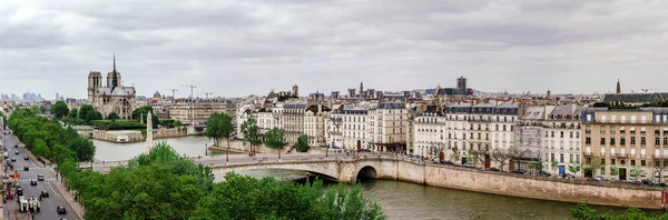 Río Sena en París, vista panorámica —  Fotos de Stock