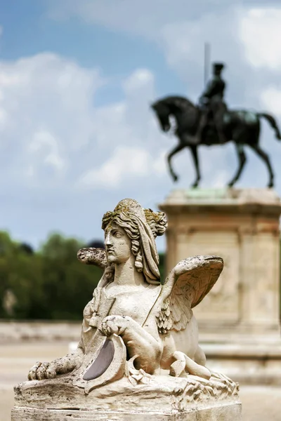 Chantilly castle view, Il-de-France, Paris region — Stock Photo, Image