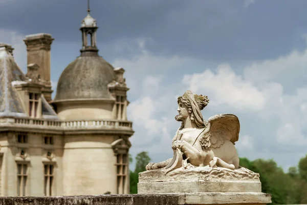 Schloss Chantilly anzeigen, Il-de-France, Paris Region — Stockfoto